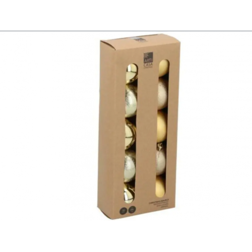 Kugle 10kom d6cm zlatne