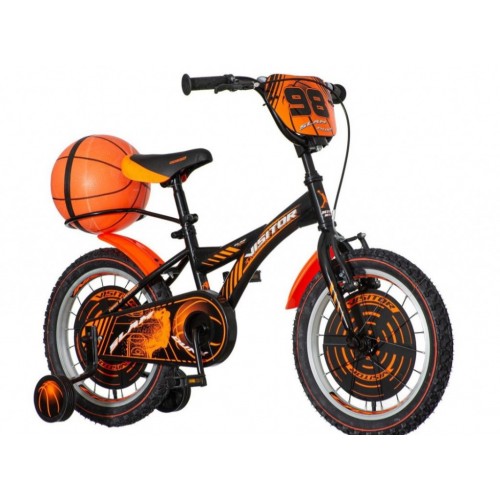 Kids bicikla visitor narandžasto crna-basket 1160051