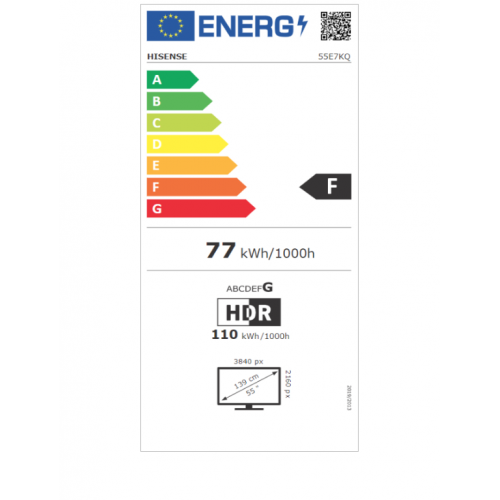 HISENSE 55 inča 55E7KQ QLED 4K UHD Smart TV