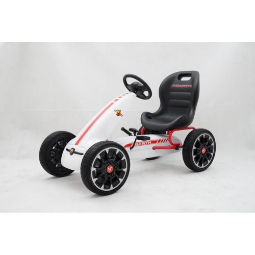 Karting na pedala Abarth Licencirani Beli 