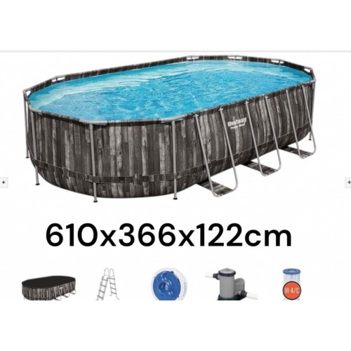 Bestway bazen Power Steel 5611R, 610x366x122cm 