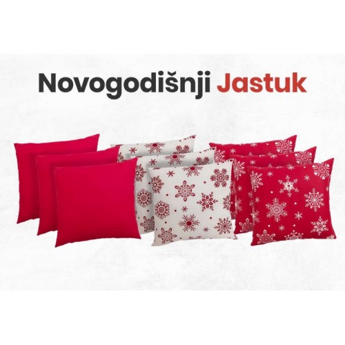 Novogodišnji jastuk više boja 