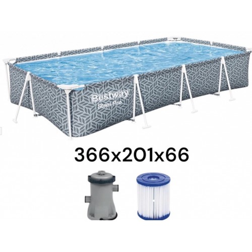 Bazen STEEL PRO 561FV 366X201X66