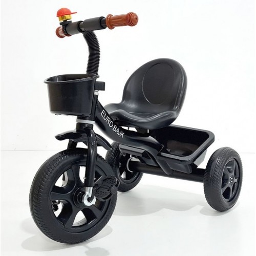 Tricikl za decu Crni Euro 