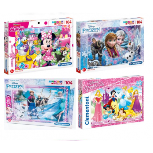 Clementoni puzzle Minnie  Frozen i Princess