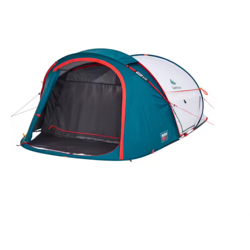 Šator za kampovanje 2 osobe belo plavi 
