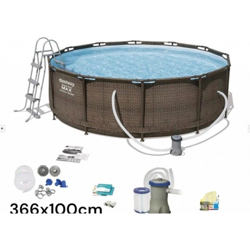 Bazen 56709 STEEL PRO MAX FILT 366X100 RATAN
