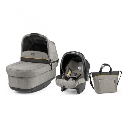 Set nosiljka, autosedište i torba Modular Pop Up Luxe Grey