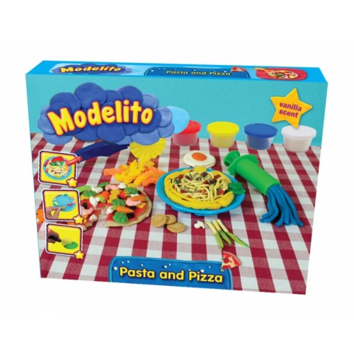 Plastelin Modelito set špagete i pizza