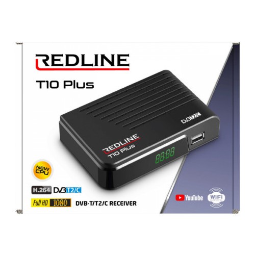 SET TOP BOX USB/HDMI/Scart, Full HD, H.264 ( DVB-T/T2/C ) Redline 