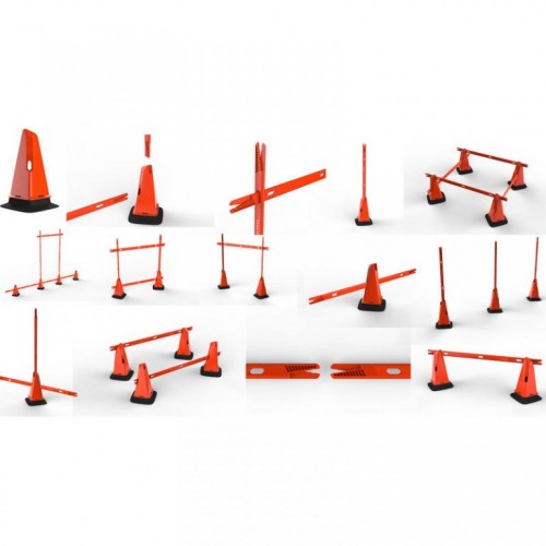 Šipke za fudbalski trening modular 90 cm duplo pakovanje 