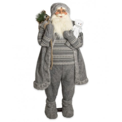 Sivi deda Mraz sa medom 120cm