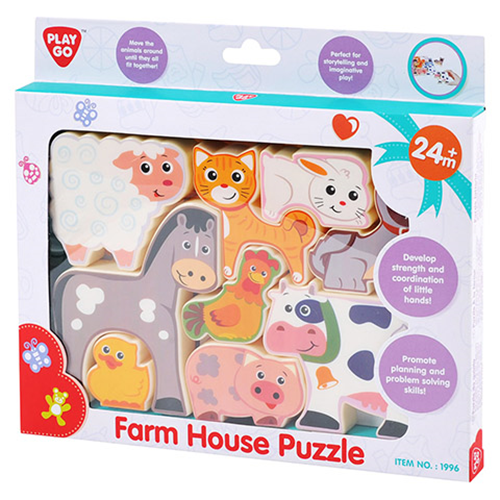 Slagalica puzzle za decu farma PlayGo