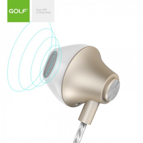 Slušalice za mobilni GOLF M17 gold 00G189