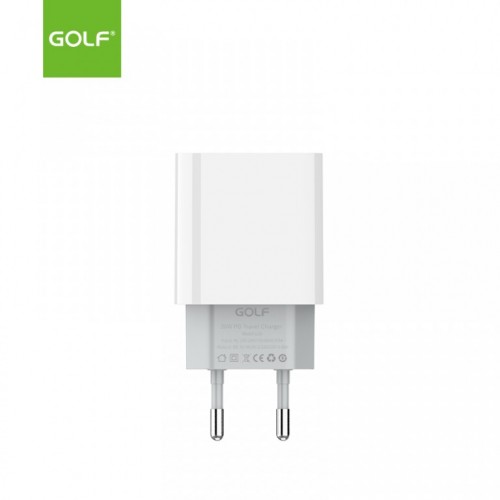 Kućni punjač USB GOLF U16 EU beli 00G195