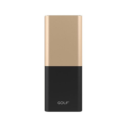 Power bank GOLF G27 10000mAh gold 2xUSB