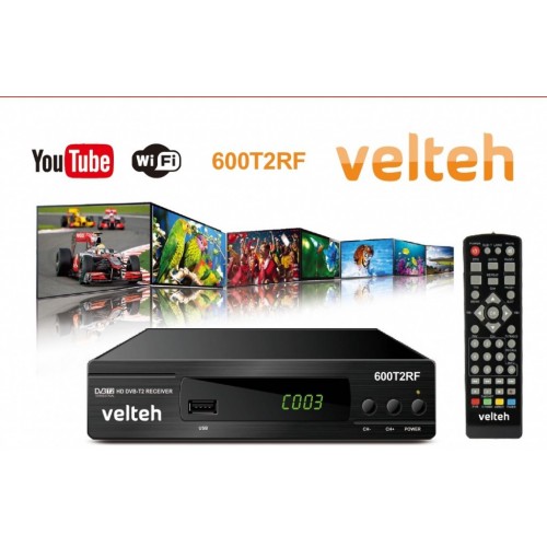 Set top box VELTEH 600T2RF + RF 00T201