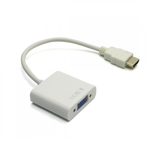 Adapter HDMI na VGA +audio kabl beli 01AD35