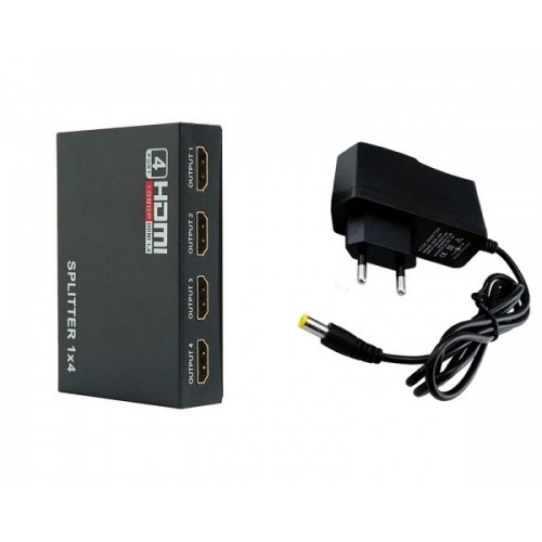 HDMI spliter 1/4 1080P 3D V1.4 aktivni 55-002