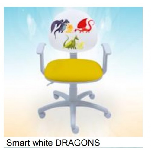 Dečija Stolica Smart White Dragons 