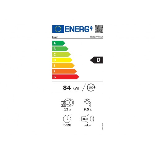 Bosch SMS4HVW33E mašina za pranje sudova 