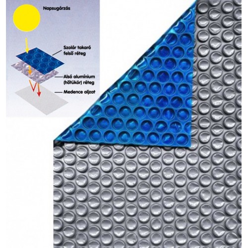 Solarni prekrivač za bazen DLX 8x4 m