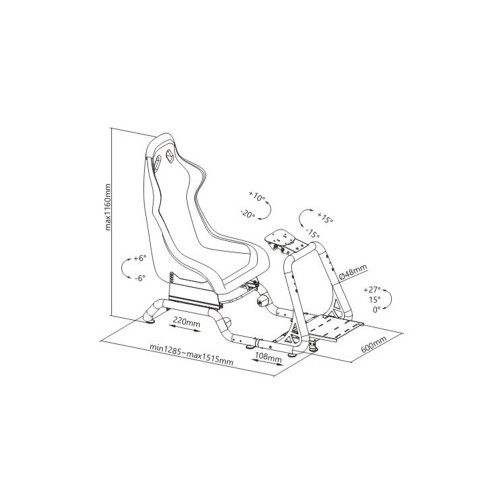 Spawn Racing Simulator trkačka gejmerska stolica 
