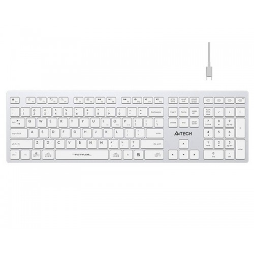 Scissor Switch USB tastatura US bela A4 TECH FBX50C FSTYLER Bluetooth & 2.4G 