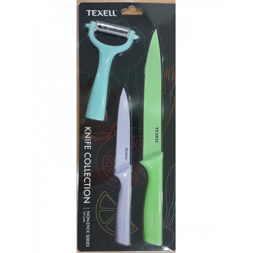 Set 2 noža i ljuštač Texell TNT-S285 