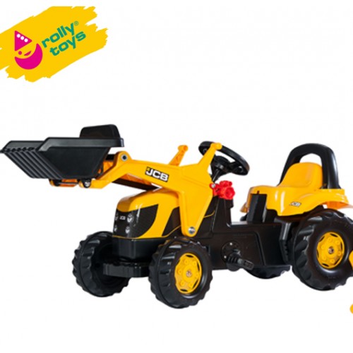 Traktor na pedale sa prikolicom i utovarivačem Rolly Kid JCB