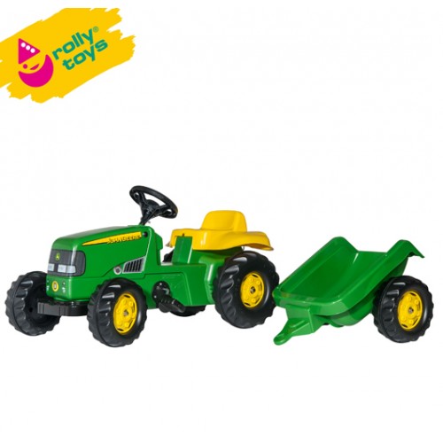 Traktor na pedale sa prikolicom RollyKid John Deere