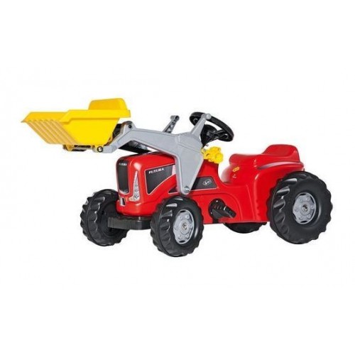 Traktor na pedale sa utovarivačem - crveni 