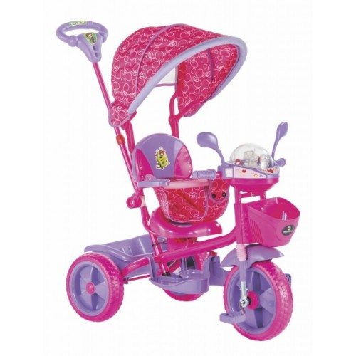 Tricikl za decu Play pink - zvučni i svetlostni efekti 