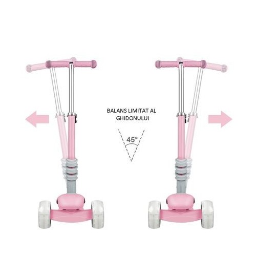 Trotinet Soft za decu Model 653 - Roze