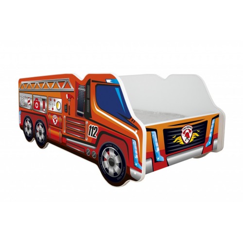 Dečiji krevet 140x70cm Truck – Fire Truck
