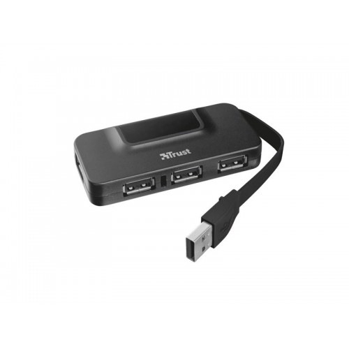 Trust adapter OILA 4 PORT USB 2.0 HUB crni