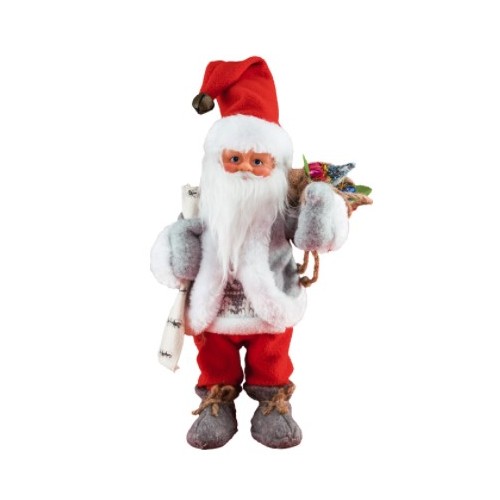 Ukrasni Deda Mraz koji pleše i svira od 30 cm KDD32