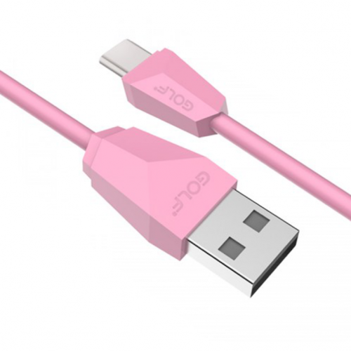 USB kabl na tip C usb 1m GOLF GC-27T pink