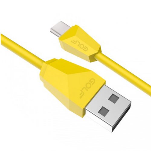 USB kabl na tip C usb 1m GOLF GC-27T žuti