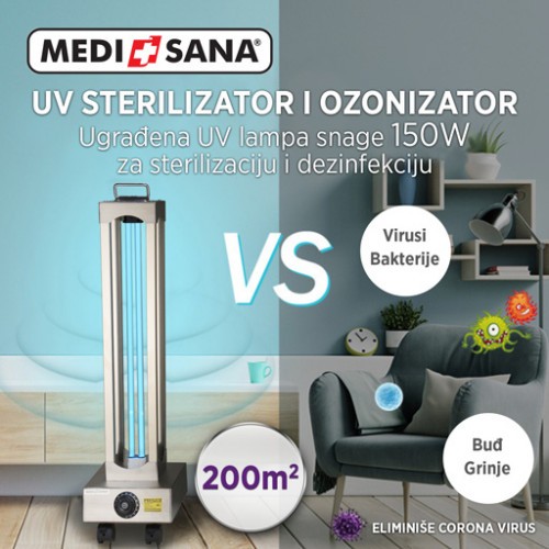 Medisana Sterilizator i ozonizator Germicidni proffesional 150W+zaštitne naočare