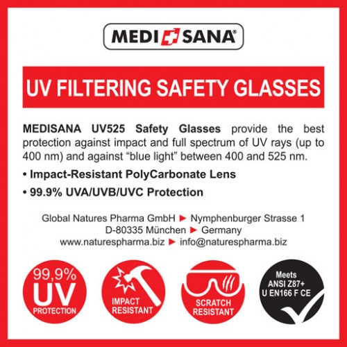 MEDISANA™ UV525 ZAŠTITNE NAOČARE PROTIV UV ZRAČENJA