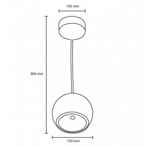 Viseća LED lampa 15W LVL11230-15/DL