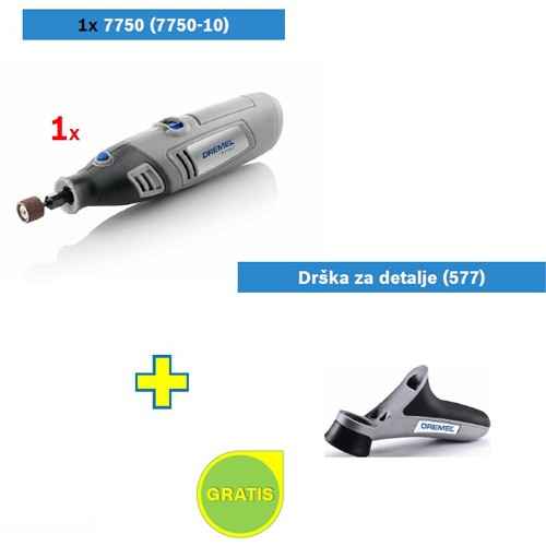 Višenamenski alat Dremel 7750-10 + poklon Drška za detalje (577)