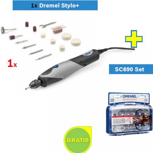 Višenamenski alat Dremel Stylo+ sa poklonom Set pribora SC690