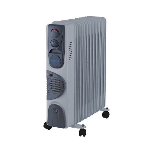 Vorner uljni radijator VRF11-0437 11 rebara 2500 W + 400 W ventilator