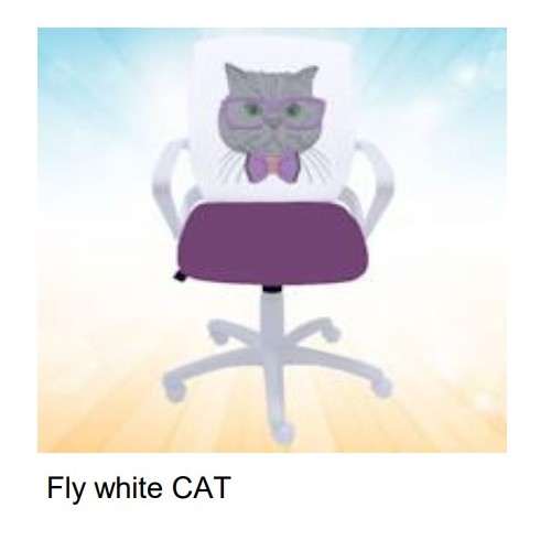 Dečija Stolica Fly White Cat 