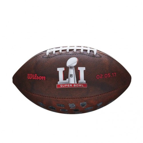 Lopta za ragbi NFL Super Bowl 51 Composite Football WTF1748XD51