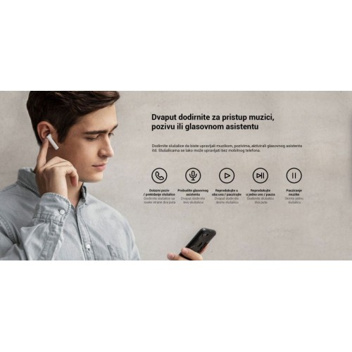Xiaomi Mi True Wireless Earphones 2 bele slušalice