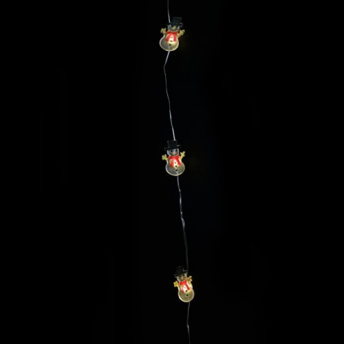 Fairy lights LED lampice sneško 20 kom toplo bele KDE 322