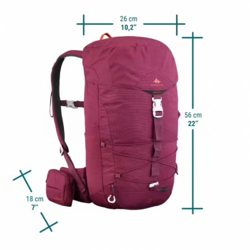 Quechua ranac za planinarenje 20L Roze